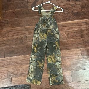 Boys camouflage camo overalls. Size 7